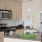 a kitchen with wood cabinets