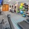 a gym with exercise equipment