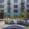 lounge area in apartments courtyard